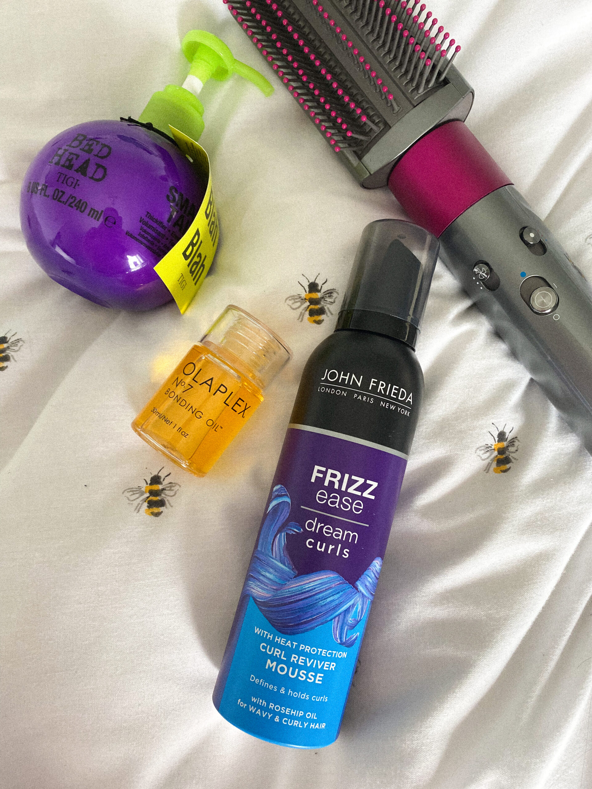 Three Hair Products to use with a Dyson Airwrap - Rachel Nicole